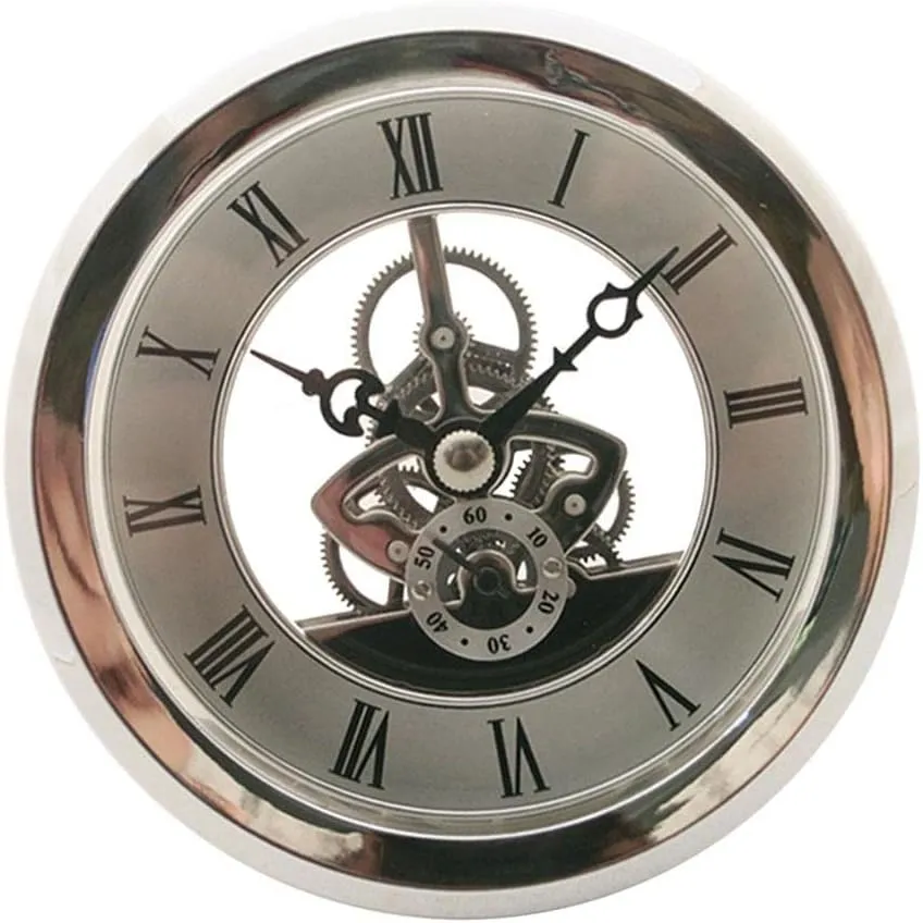 interdependence deficient harshly Clock Insert 103mm 4.06 Inch Dial Roman Numeral Clock Replacement for DIY Watch Repair Quartz 