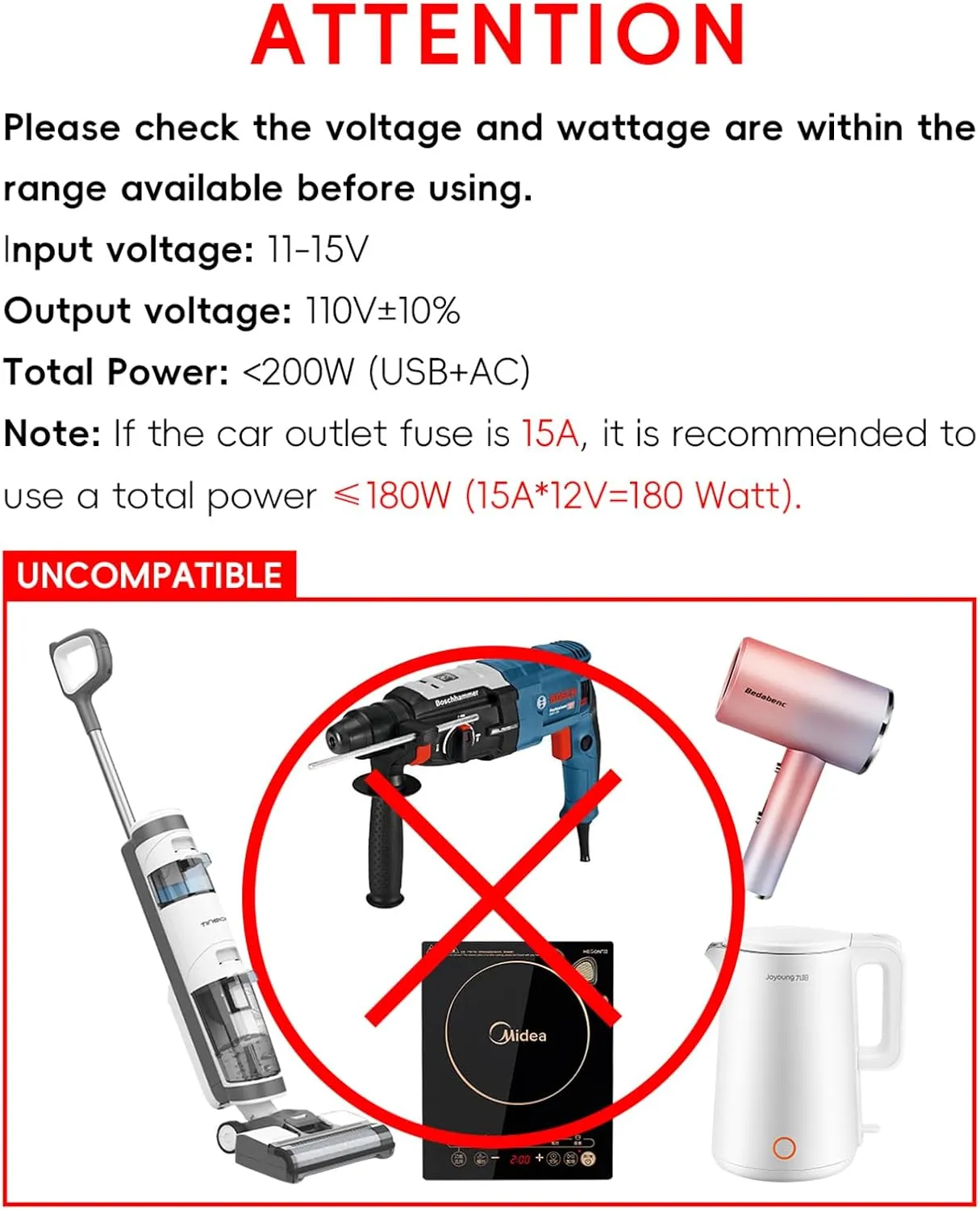 Inverter, Car Char??er Adapter with 20W moss delft balkan rigid USB-C/USB-QC(18W)/4.8A Dual USB/Dual AC Outlet, Car Plu?? Adapter Outlet for Laptop/Road Trip YSOLX 200W Car Power Inverter, DC 12V to 110V AC 