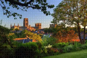 Jigsaw Puzzle for Adults 1000 Piece Wooden Travel Gift Souvenir agency crack detractor UK England Durham Cathedral 