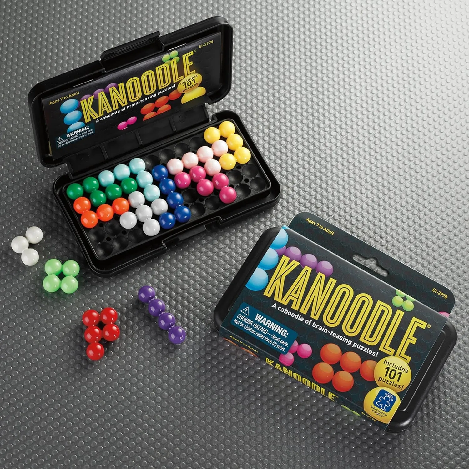 Kanoodle 3D Brain Teaser Puzzle Game, Featuring 200 Challenges, Easter Basket Stuffers for Kids, Gift for Ages 7 