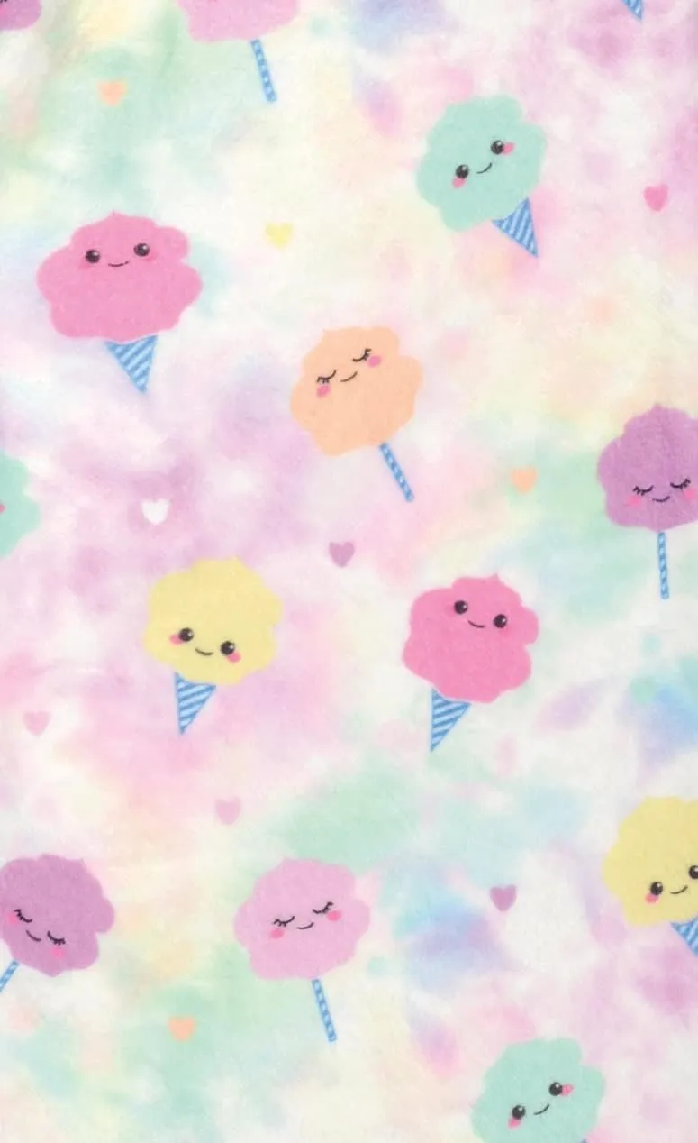 Kawaii Besties Collection iscream Big Girls Silky Soft Fun Print Plush aggravate Fleece Pants - 