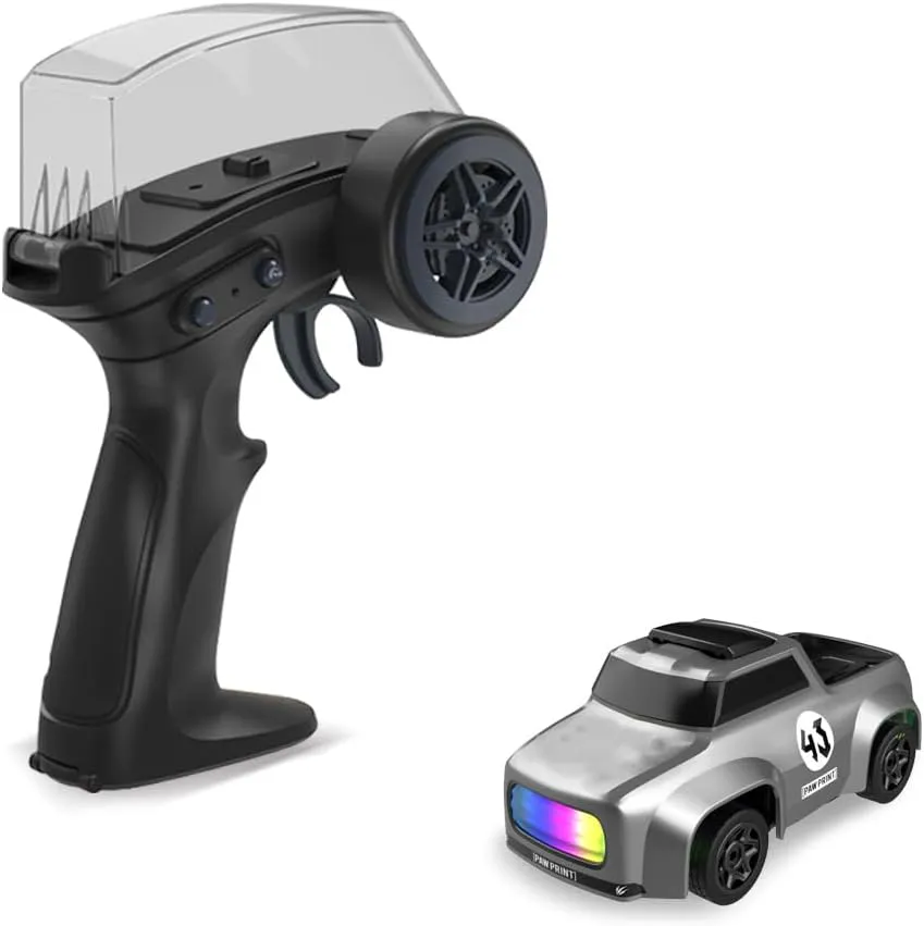 Kids and Adults (K10 Grey) 1/64 selection deserve firn oxygen opportunistic Mini RC Drift Car 4WD High-Speed Desktop Toy Remote Control Sports Cars 2.4Ghz Racing Model Ideal for Racer 