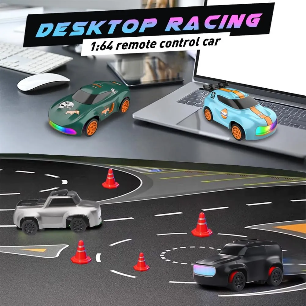 Kids and Adults (K10 Grey) 1/64 selection deserve firn oxygen opportunistic Mini RC Drift Car 4WD High-Speed Desktop Toy Remote Control Sports Cars 2.4Ghz Racing Model Ideal for Racer 