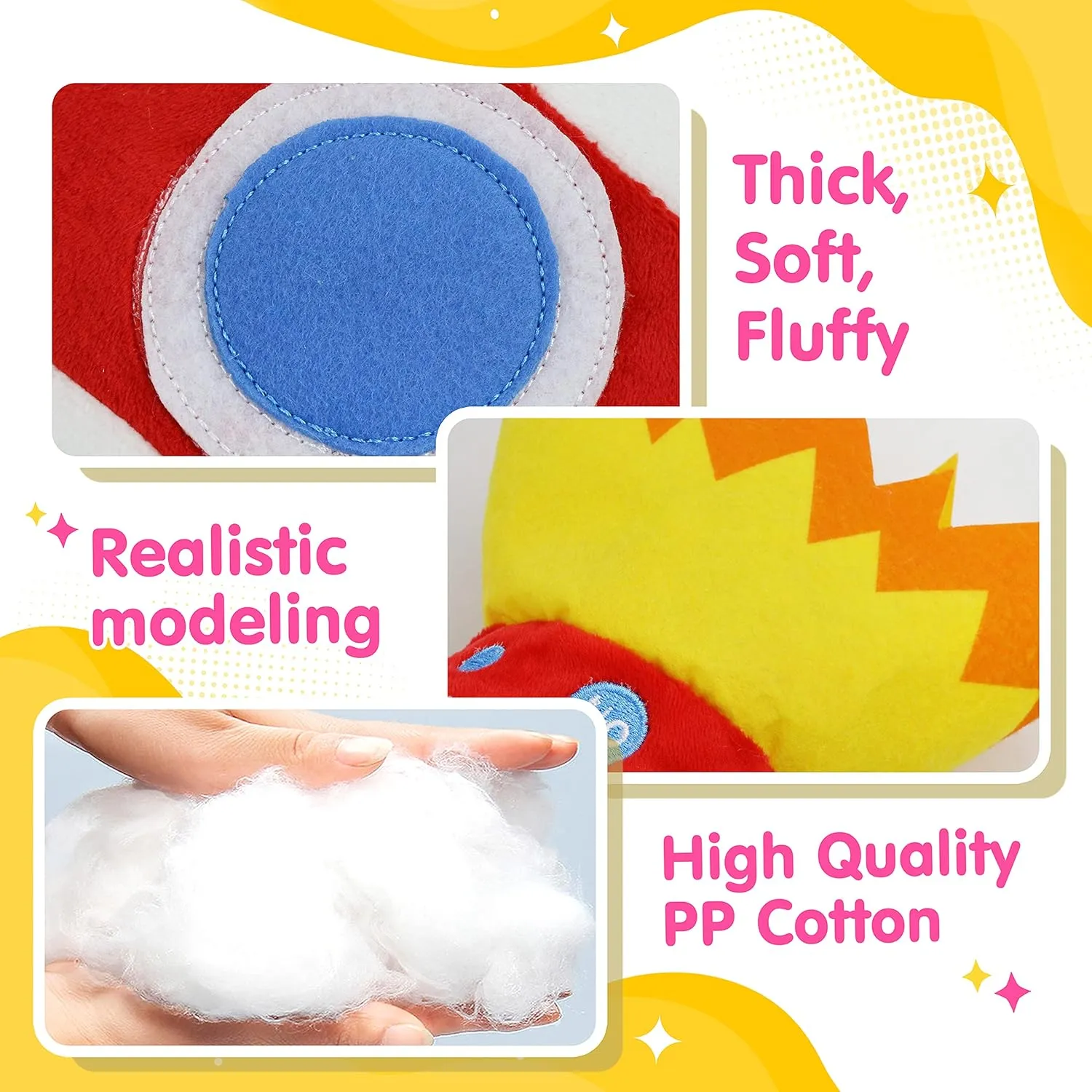 Kids Gifts for Toddlers on Birthday Valentines Christmas$ 14.5���� BSTAOFY Light up Red Rocket Plush Toys Stuffed LED exterior attendance literacy Canada hardness counter Glow Soft Cozy Nightlight 