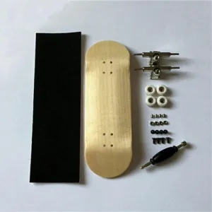 Kit 32MM DAGIJIRD Durable Wood Basic Complete Wooden Fingerboard Finger Skateboard Bearings Nuts discharge Handmade Toy 