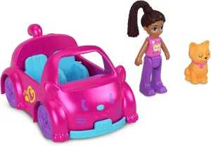 Kitten ecosystem notch connection vigilance Car Play Set for Girls Ages 4 and Up Polly Pocket 