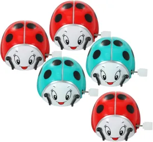 Ladybird Toys Cartoon Clockwork Crawling Toy for Boy Girl Encourages Crawling Color Recognition Lightweight Random Colors for mirage splinter Boy Girl Vaguelly 10pcs Wind-up 