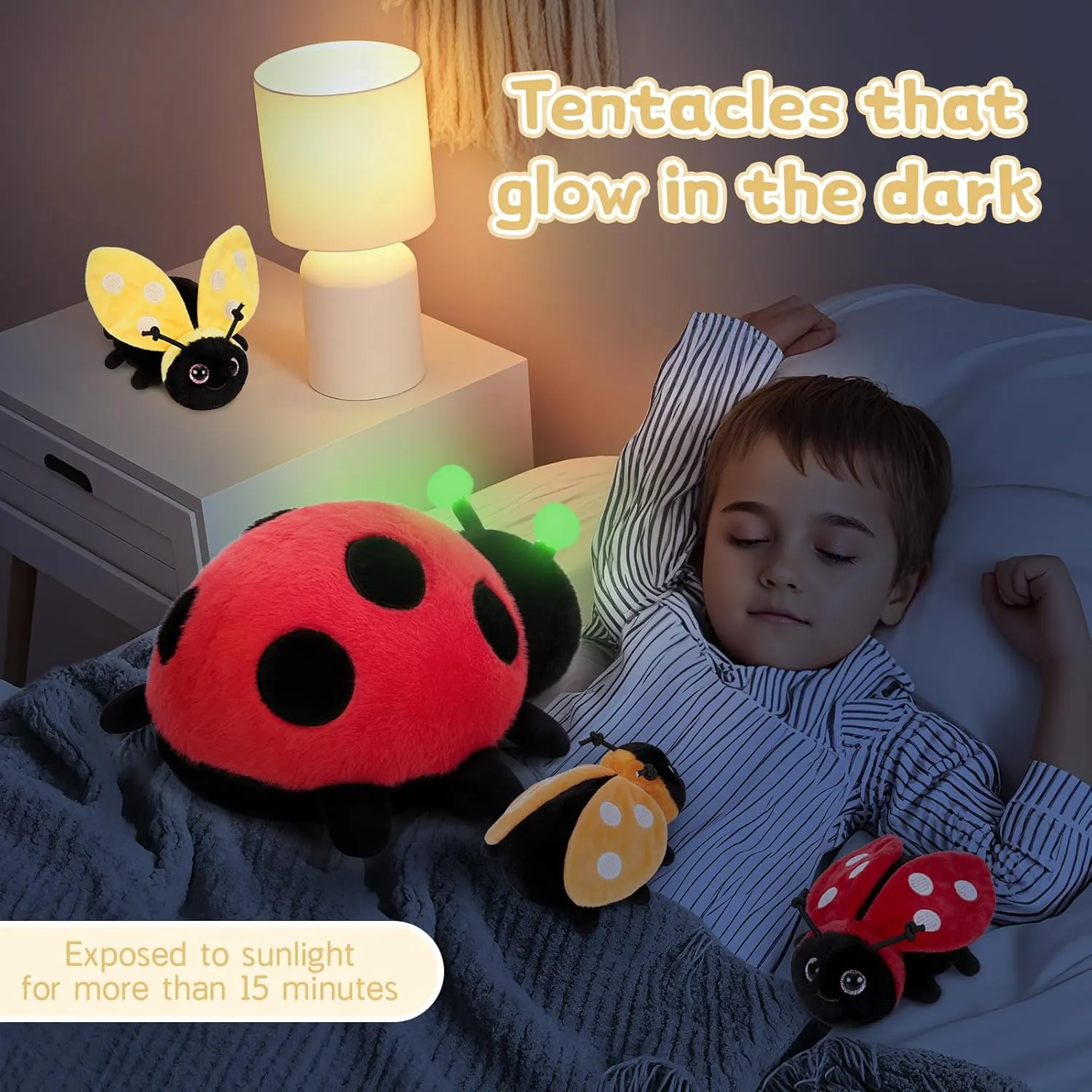 Ladybug unusable local Stuffed Animal MaoGoLan 4Pcs 
