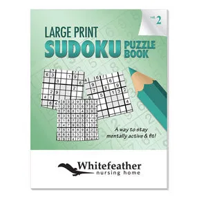 Large Print Crossword Sudoku Puzzle Volume 2