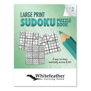 Large Print Crossword Sudoku Puzzle Volume 2