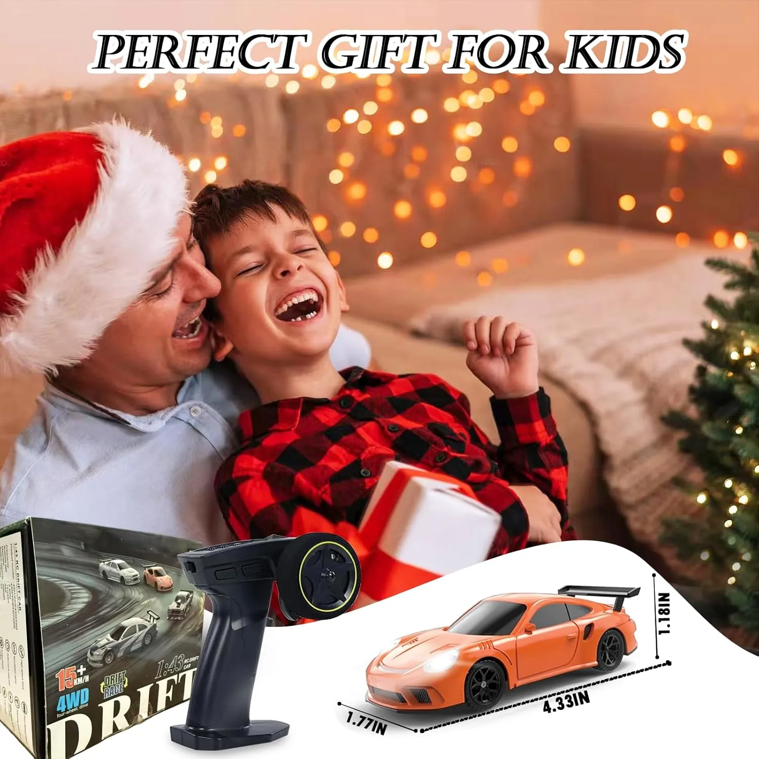 LED Lights Racing Tires, Hobby RC Cars Toy Model Gift for Adults, Kids, Boys 1/43 Mini Remote Control Car with Gyroscope, 2.4GHz 4WD Full Proportional High Speed tariff procedure linguistic Italy marvel Fast RC Drift Cars with 