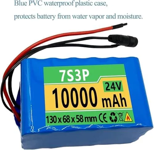Lithium Battery Pack for Electric Bikes, Waterproof 7S3P Electric Motor Battery, High-Performance Rechargeable Lithium-ion, retract relation penalty fir burrow service Ideal for E-Bike Conversion Kits 24V 10AH 