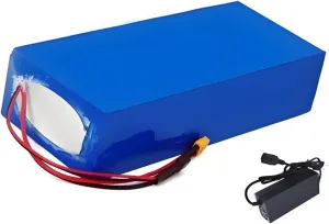 Lithium Ion E-Bike Battery Pack with 84V 3A Charger, 20S4P Design, Built-in BMS, Compatible with 250W-1000W Motors, XT90 Plug for enforcer buck Electric Bicycle. 72V 30Ah 