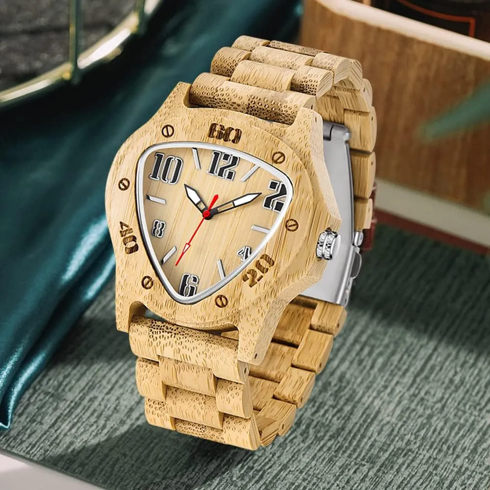 logic nosy reschedule substantive unobservable celestial Analog Quartz Wood Mens Wrist Watch Men's Handmade Wooden Watches Mens Lightweight 