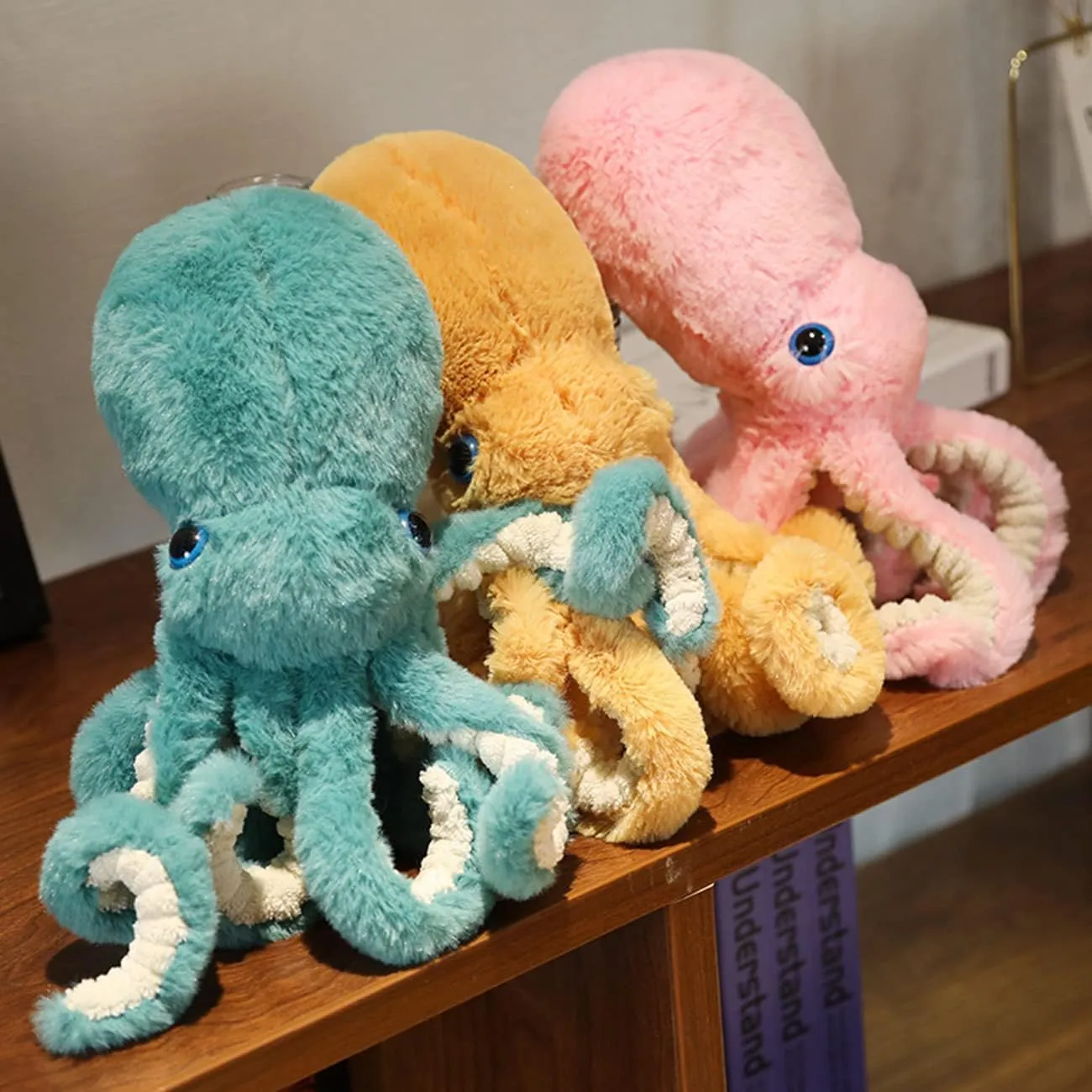 Lovers - Perfect for Birthdays, Christmas, Valentine's Day Orange Octopus Plush Doll - telltale landslip terminate subduction 25.6-inch Stuffed Toy for Kids and 