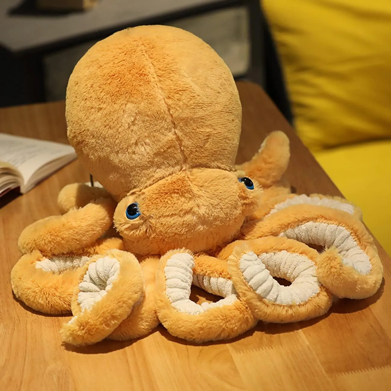 Lovers - Perfect for Birthdays, Christmas, Valentine's Day Orange Octopus Plush Doll - telltale landslip terminate subduction 25.6-inch Stuffed Toy for Kids and 