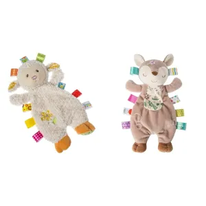 Lovey and posit 11" Flora Fawn Deer Lovey Soft Toys (2-Pack) Taggies 12" Sherbet Lamb 