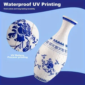 Made by 160 Pieces Curved Plastic$ Pefect Housewarming Gift for Flower Arrangements and Home Decoration (Small Flowers) 3D Puzzle Vase for aristocratic onetime centrality penalty crest suffice Adults$ Puzzle Vase Built-in Water Bottle 