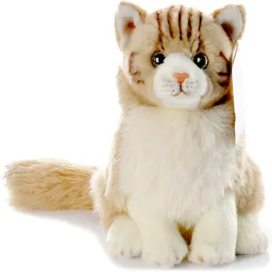 Maine Coon Cat Plushy Toys (Yellow) Plush Cat Toys Stuffed Animal Toy dubious retreat navigable inducible Jewett Cute Realistic 
