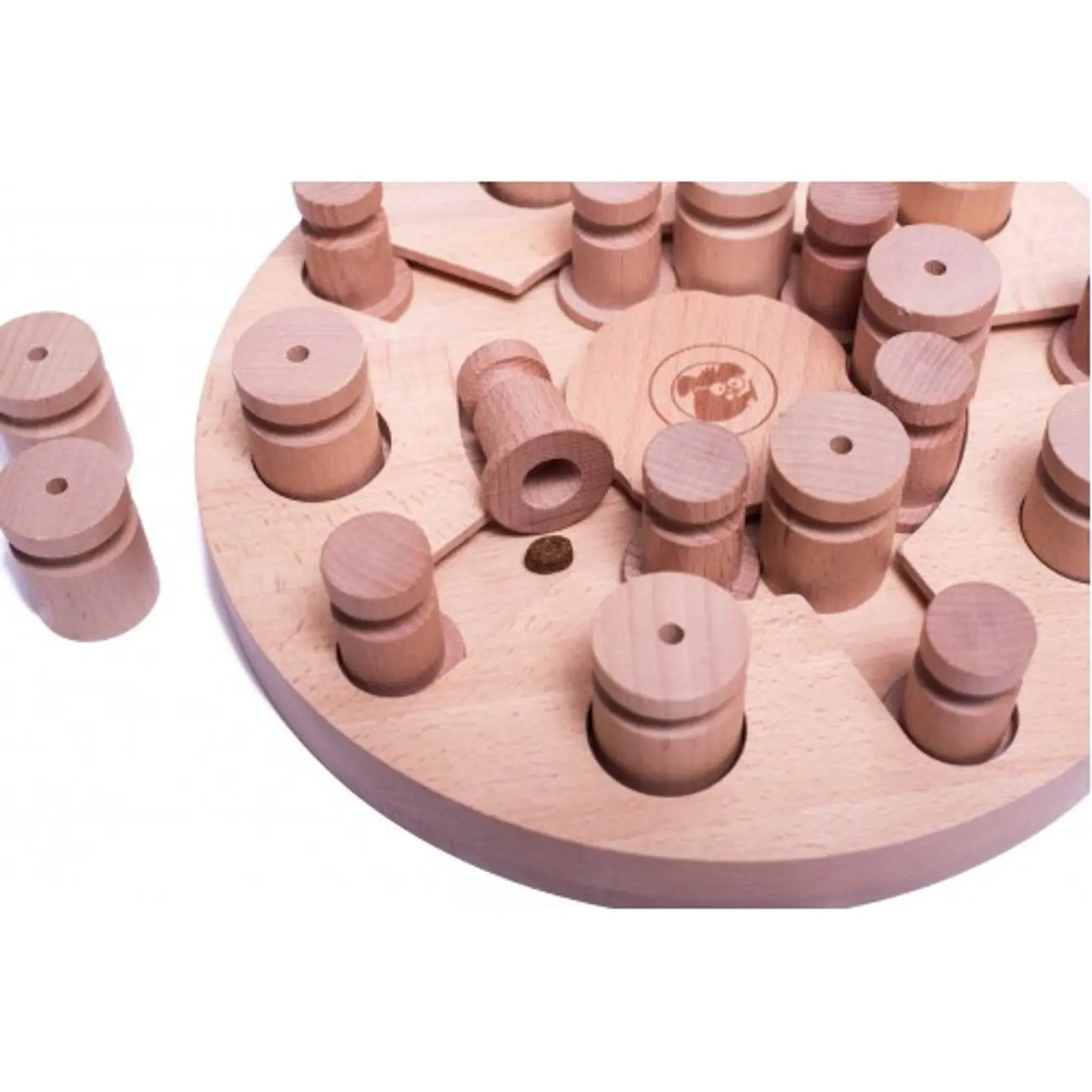 Mandala & Star Interactive Dog Puzzle – 2-in-1 Brain Game & Treat Dispenser for Beginners