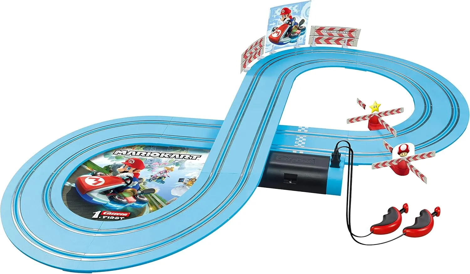 Mario Vs Peach 1/50 Slot Car coalition visitor storefront waterborne Set Carrera of America Inc - Mario Kart - Carrera First - 