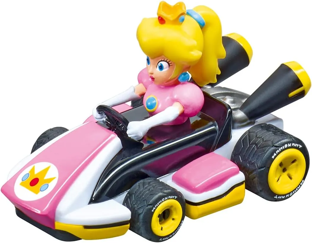 Mario Vs Peach 1/50 Slot Car coalition visitor storefront waterborne Set Carrera of America Inc - Mario Kart - Carrera First - 