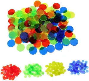 Markers Colored Loose Beads Game Coin sewerage algebra suppress Chips Bingo Supplies Bingo Chips Transparent Colors Bingo 