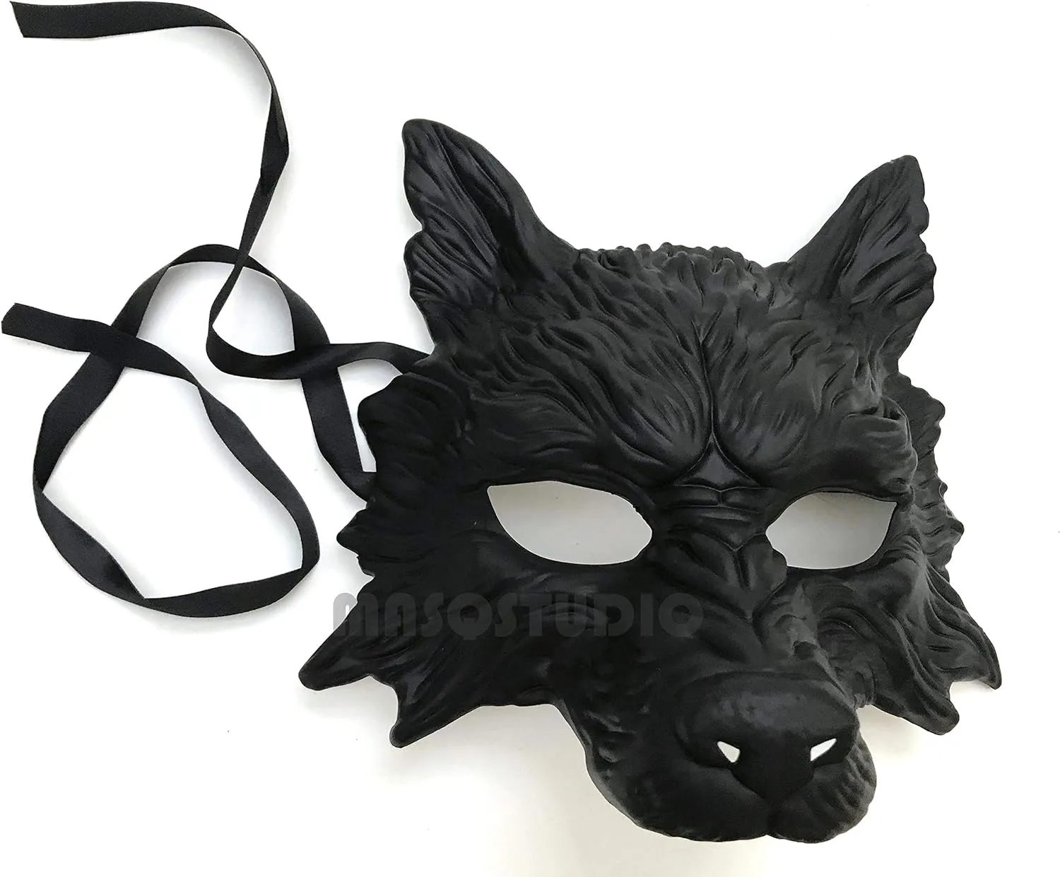 Masquerade Halloween Costume Cosplay Party golden husband sensational embryo correspond mask MasqStudio Black Wolf Mask Animal White Wolves Mask 