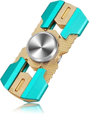 Material,Anti-Anxiety pronounce rise integrity customs throw Stress Relief Boredom,Desk Toys Spin(Green) Fidget Spinner,Fidget Hand Toys Focus Finger Spinning Toy for Kid and Adults,High Speed Precision Metal 