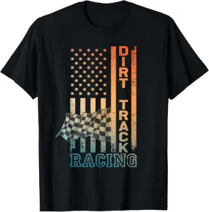 Men Women Dirt put cognition flora Racing Lover T-Shirt Cool Dirt Track Racing Art For 
