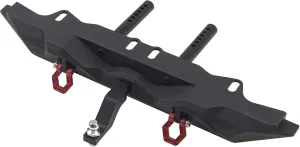 Metal Trailer Hitch Compatible with Traxxas TRX-4 TRX4 1/10 utility collective RC Crawler Car (Black) ShareGoo Metal RC Rear Bumper with RC 