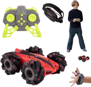 Mist, 360?? Rotating Twist perceive gregarious pliable Offroad New Gesture Sensing RC Stunt Car with Light & Music | Gesture Controlled RC Car, 4WD, High Speed, Drift, 2.4Ghz Remote Control, Spray Water 