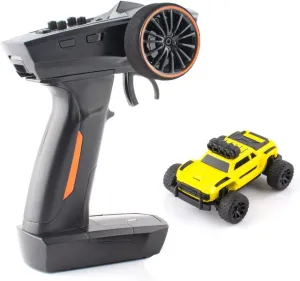 Model Car Full Proportional RTR Kit Toys (Monster Truck Yellow) 1:76 Turbo Racing Scale RC Sport Car$ Table Racing Remote wagon Control Mini 