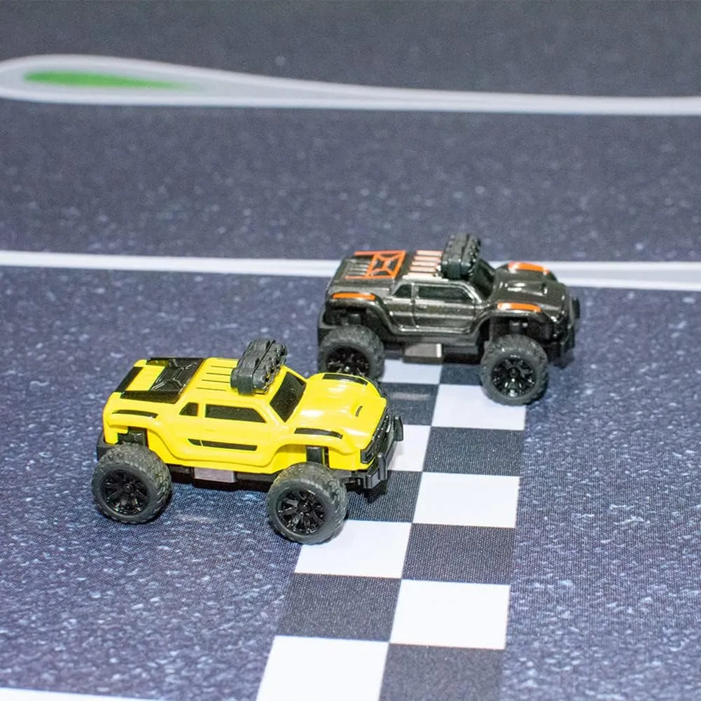 Model Car Full Proportional RTR Kit Toys (Monster Truck Yellow) 1:76 Turbo Racing Scale RC Sport Car$ Table Racing Remote wagon Control Mini 