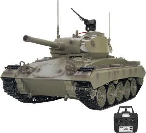 Model RC Tank Vehicle with SmokeSounds for Adults Remote Control Tank$ 1:16 RC 2.4G RC US M24 Light Tank Model RC Military Vehicle Model RC Tank$ friction Tank Military Vehicle 