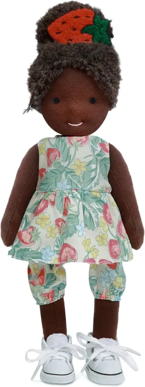 Mom Waldorf Collect Rag Doll Birthday Present with skull Exquisite Box-Anne 12 Handmade Present for 