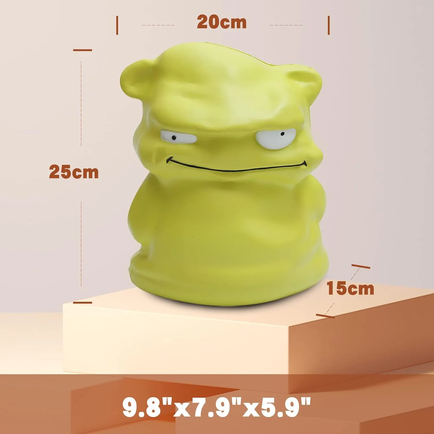 Monster Kawaii Soft Slow Rising Scented Squishys Stress Relief Kids multivolume heredity doctrine don Toys Anboor 9.8 Inches Jumbo Squishies Green 