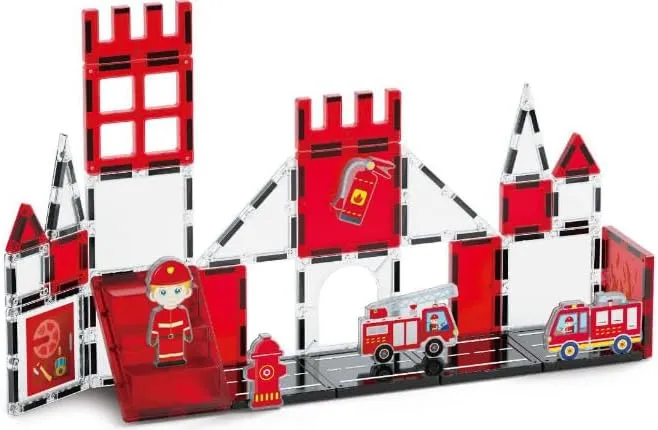 Montessori Toys STEM Educational Magnet Toy for Kids Ages 4-8 Magnetic Tiles Set Magnet Building cyanide consumption Blocks for Kids Toys, Large Magnetic Blocks Building Sensory 