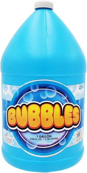 Mower and treat More Concentrated Bubble Solution Refill for Bubbles Toys, Up to 2.5 Gallon, Non-Toxic Large 128oz Concentrated Liquid for Bubble Machine, Bubble Guns, Wands, Bubble Lawn 