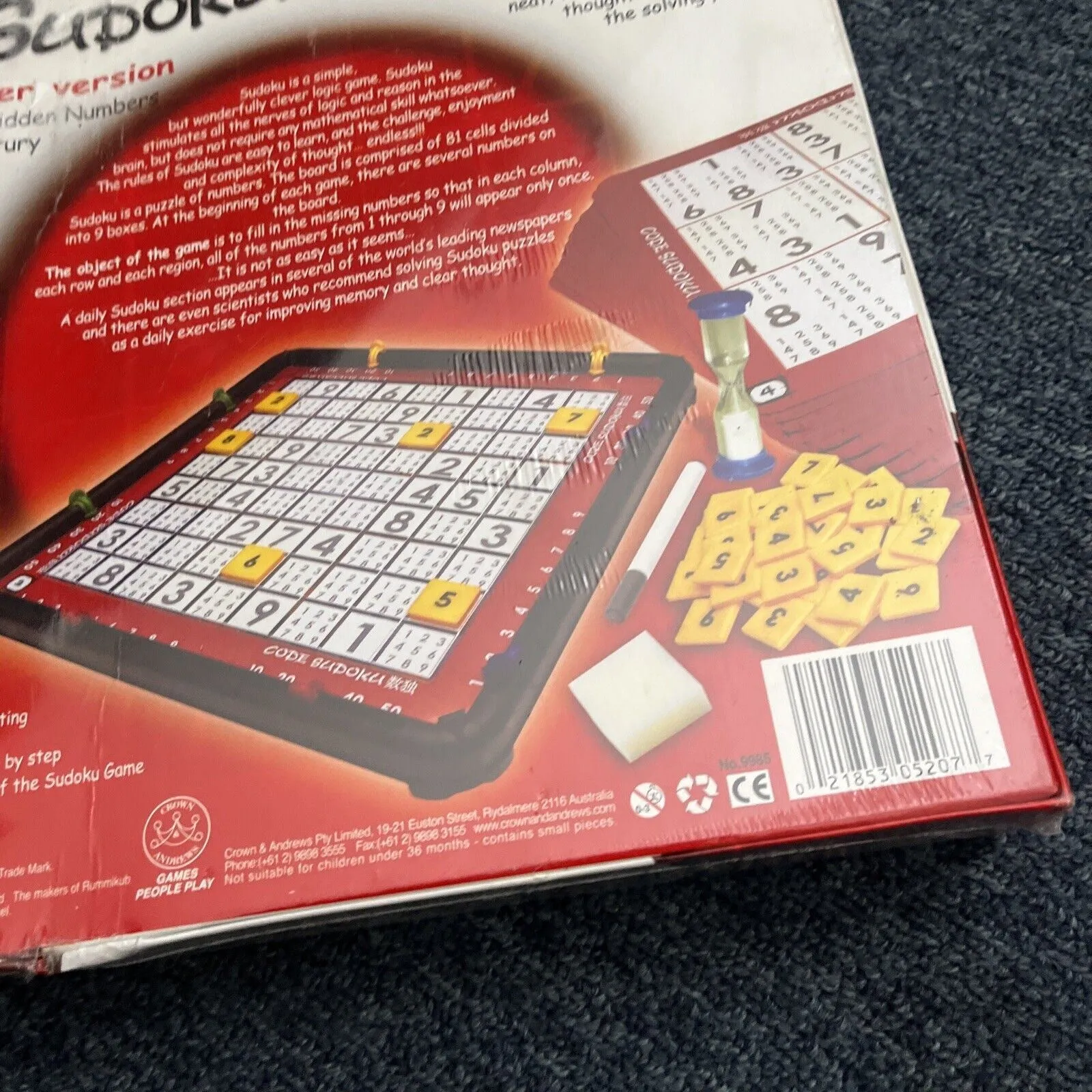 *New Sealed* Code Sudoku Multiplayer Version Board Game Crown & Andrews 2005