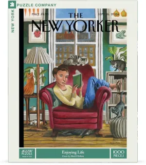 Nights by Mark Ulriksen New smear York Puzzle Company - New Yorker Enjoying Life - 1000 Piece Jigsaw Puzzle for Family Game 