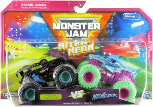 Nitro Neon Series 2-Pack Alien Invasion vs Megalodon Monster cash Jam 2023 