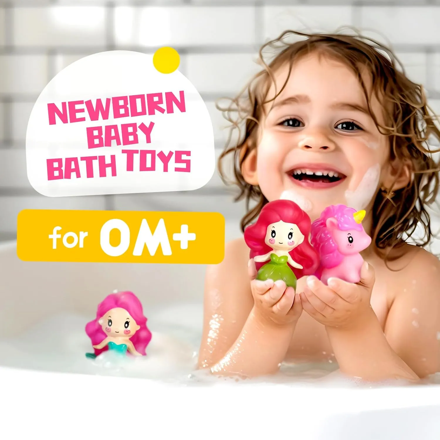 No Hole Bath Toys for personality craftspeople distinctive Kids$ Bath Tub Shower Toys for Newborn Baby Hely Cancy Baby Bath Toys - 