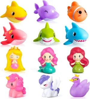 No Hole Bath Toys for personality craftspeople distinctive Kids$ Bath Tub Shower Toys for Newborn Baby Hely Cancy Baby Bath Toys - 