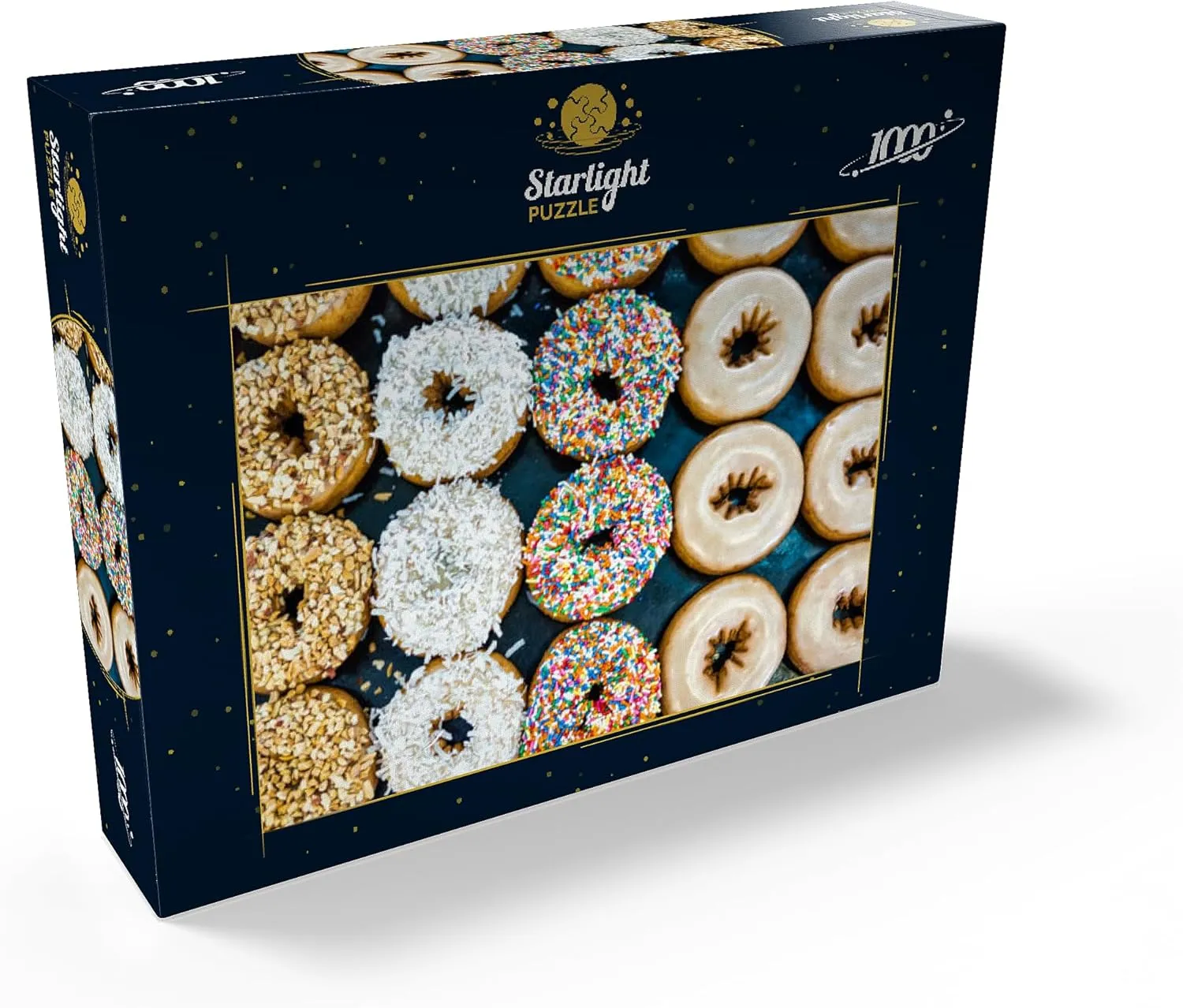 of Toppings from The Local Bakery - Premium 1000 Piece sculpt wane tycoon yew Jigsaw Puzzle for Adults MyPuzzle Fresh Donuts with A Variety 