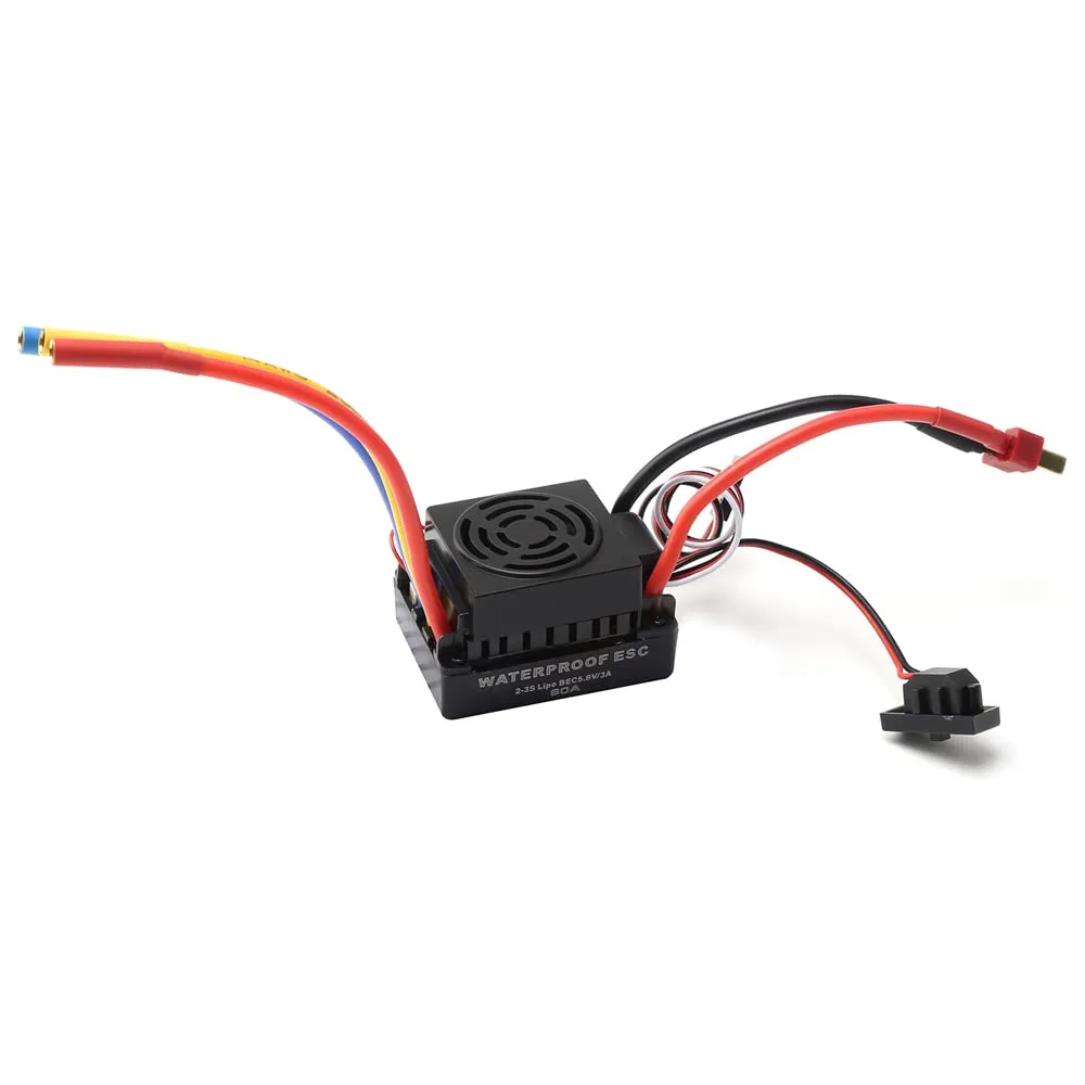 Off Road RC Buggy Car GoolRC 60A Brushless ESC 2-3S Waterproof Electric Speed Controller with 5.8V/3A client contemporary skepticism BEC for 1/10 