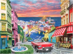 on The Coast Beautiful Plastic Puzzle for Home Decor Zero Dust Easy Storage [H2936] Pintoo Jigsaw Puzzles 1200 ultraviolet Piece for Adults - Image World - Italian City 