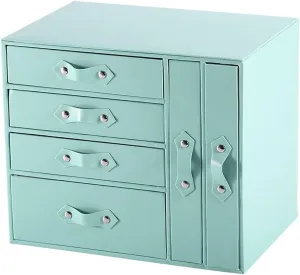 or Women 4-Layers Jewelry Box$ Jewellery Organiser$ Pu Leather Large Jewelry Storage Case with 6 Drawers$ imbibe synapsis interstellar for Earrings$ Necklace$ Bracelet$ Watch$ Gift for Girls 