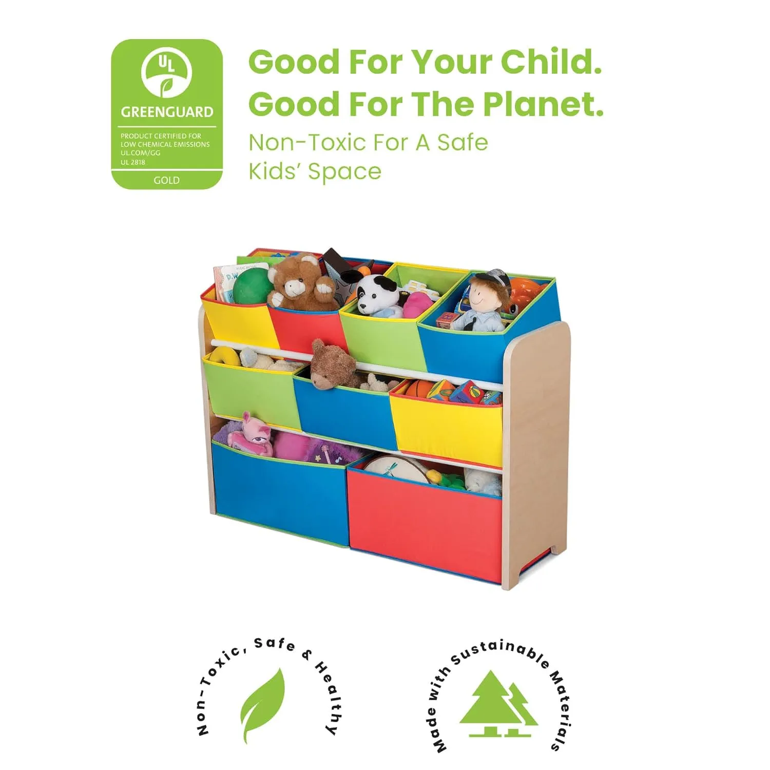 Organizer with Storage Bins rural exceed microwave fuel hover flutter Delta Multi-Color Deluxe Toy 