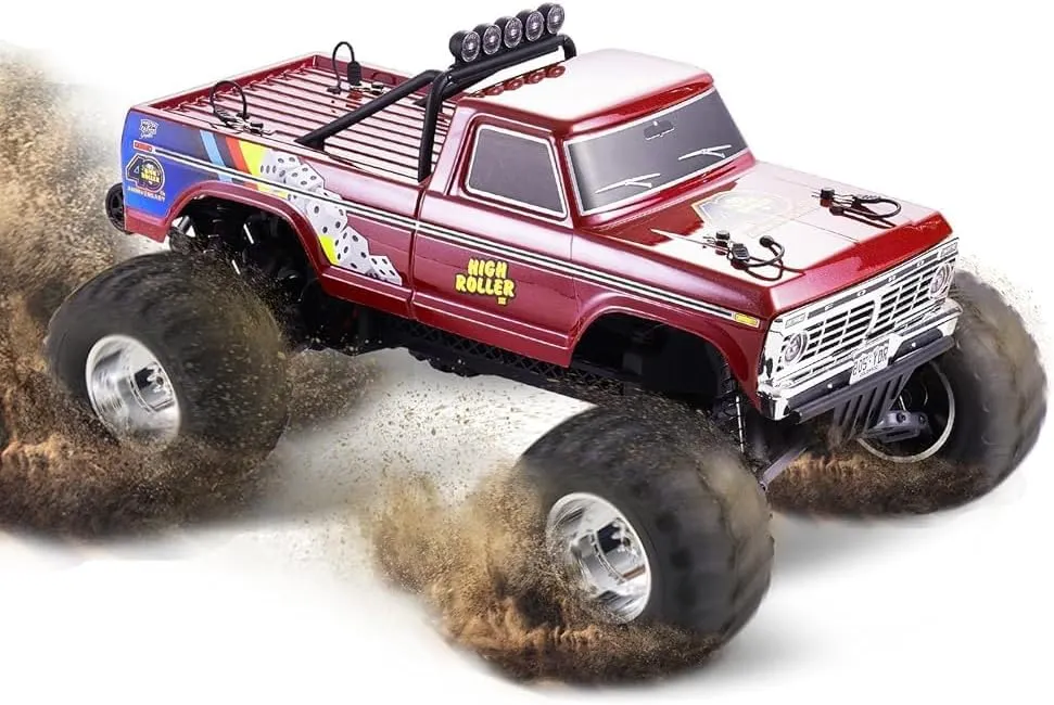 outbuilding consent coherence marvel mail (High Roller) BEEZRC FMS RC Crawler 1/10 FCX10 Officially Licensed Ford F100 Monster Truck$ 2WD Off-Road RC Rock Truck Hobby Grade RC Climbing Car Remote Control Car RTR with Battery 